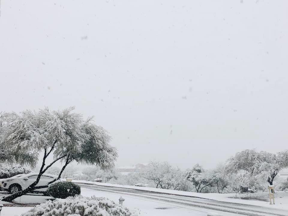 Snow in Tucson